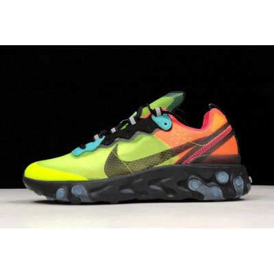 Nike React Element 87 Volt/Racer Pembe / Siyah Koşu Ayakkabısı Türkiye - O6QK876W